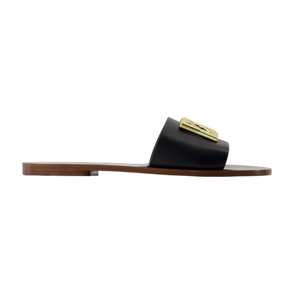 Dolce&Gabbana calfskin sandal in black