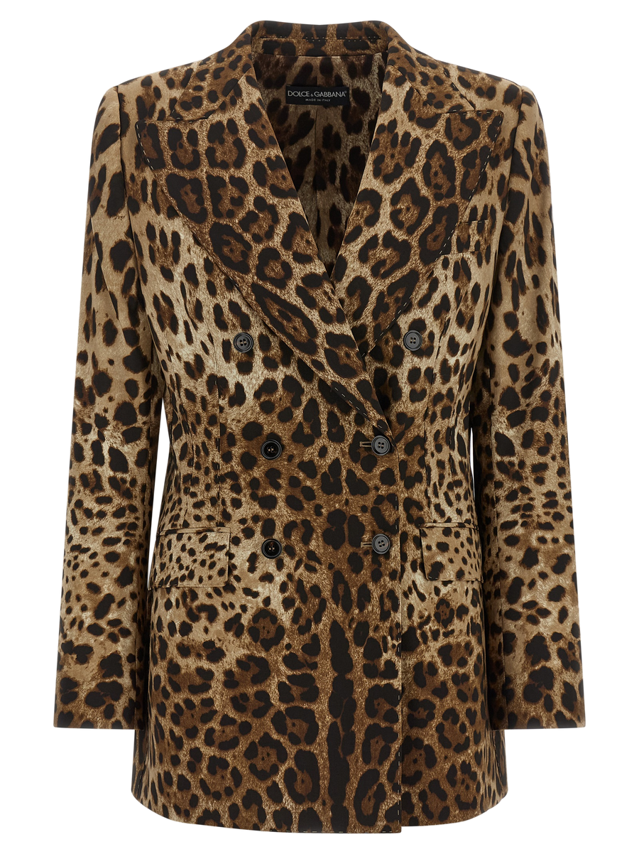 Brown Wool Blazer Clothing