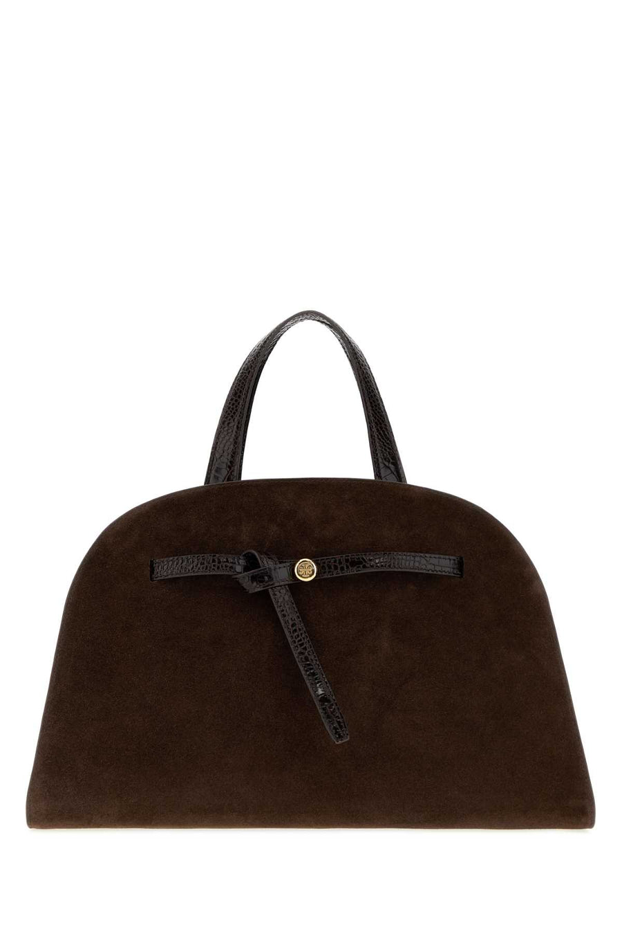 Brown Suede Romy Handbag Darkcocoa Borse A Mano