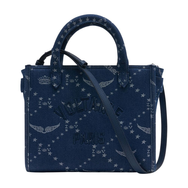 Zadig & Voltaire cotton tote bag in navy