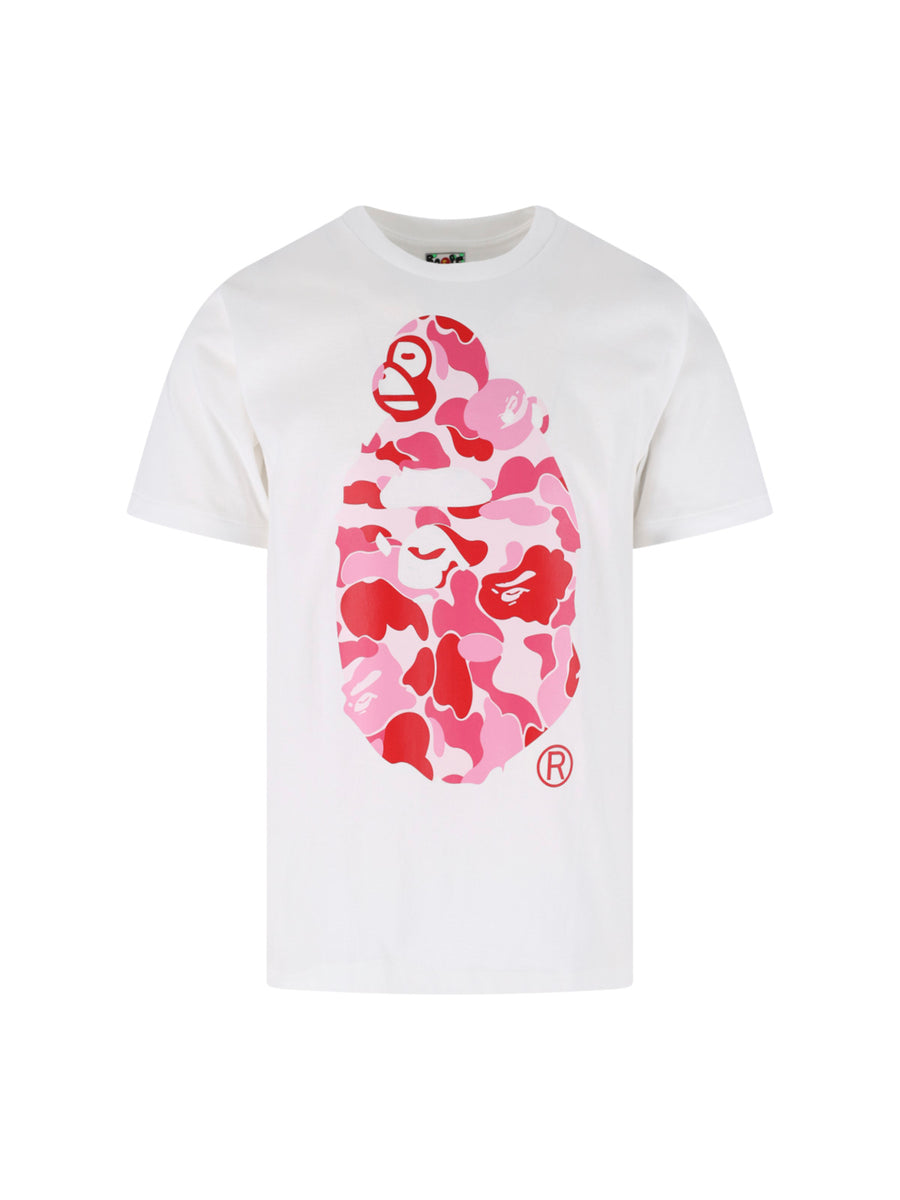Bape 100% cotton t-shirt in white