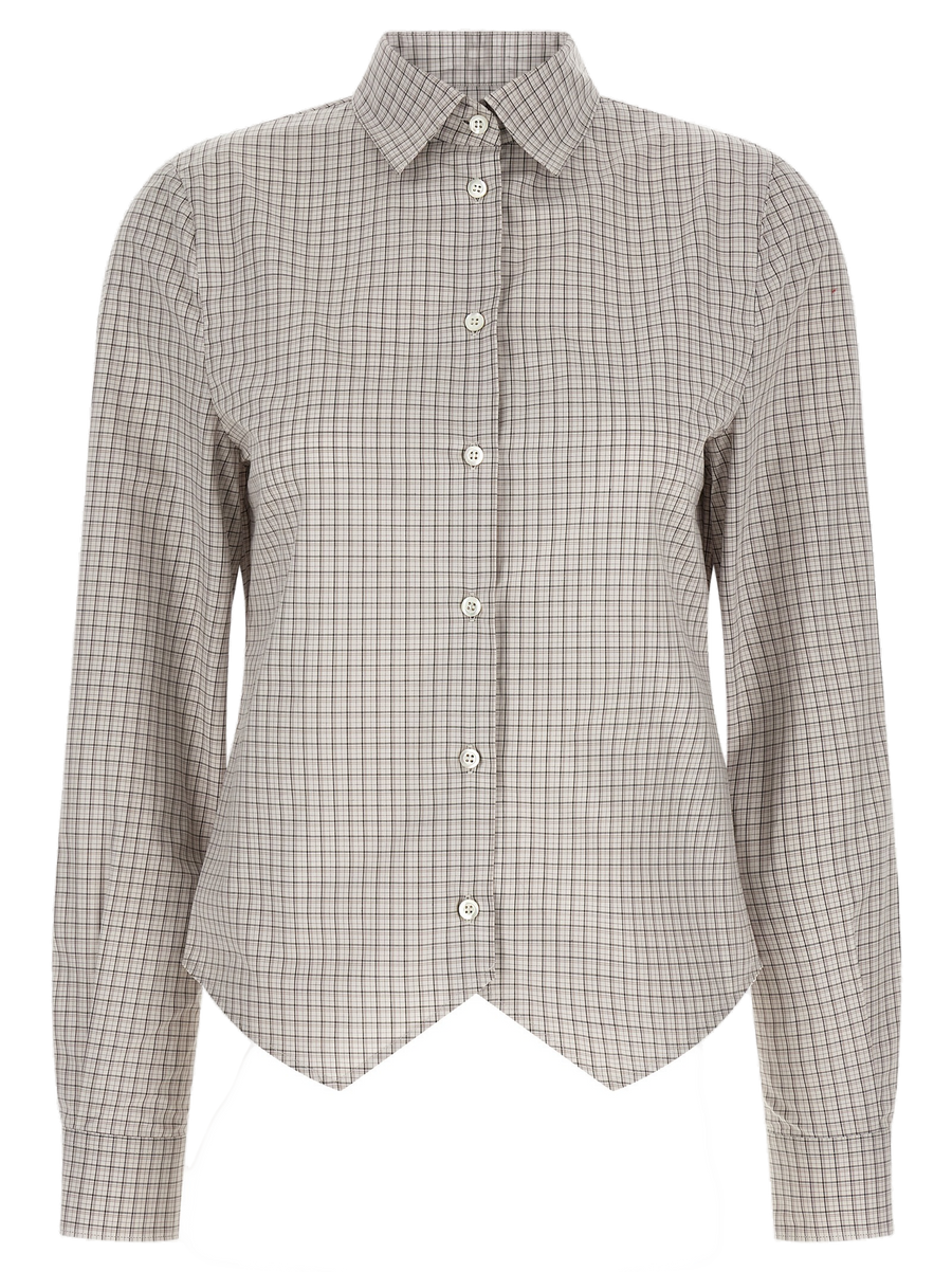 Beige Cotton Blouse