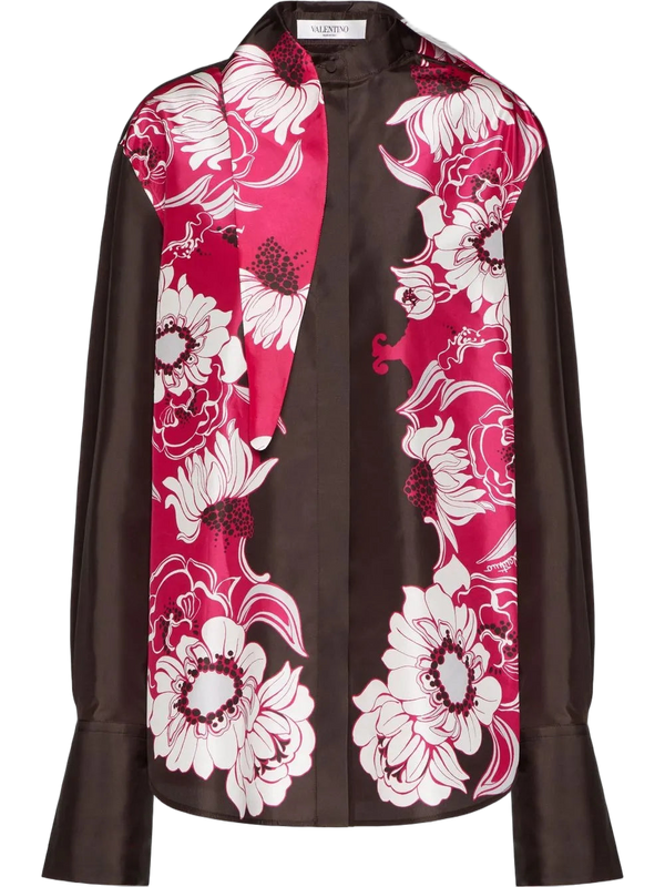 Valentino Silk shirt in brown