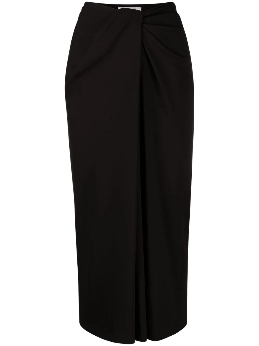 Valentino Silk blend skirt in black