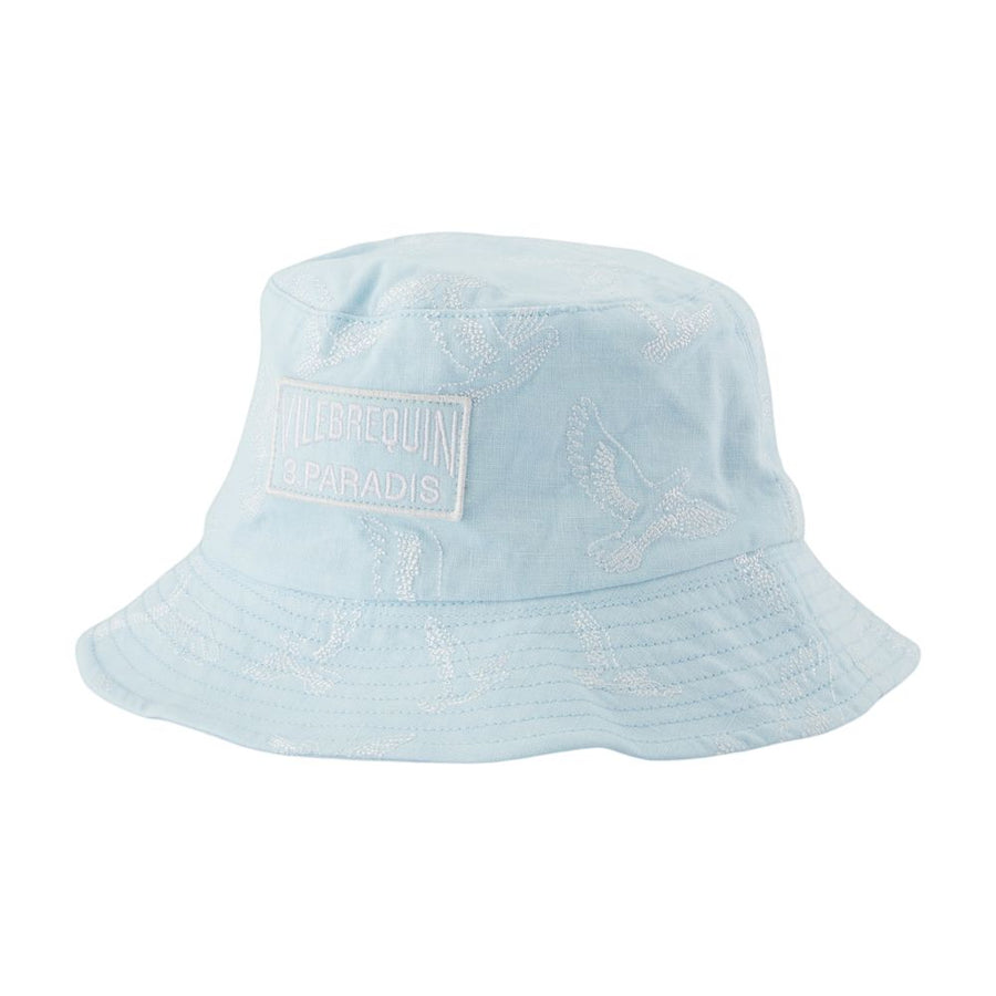 3.Paradis A-007-88 Wool bucket hat in blue