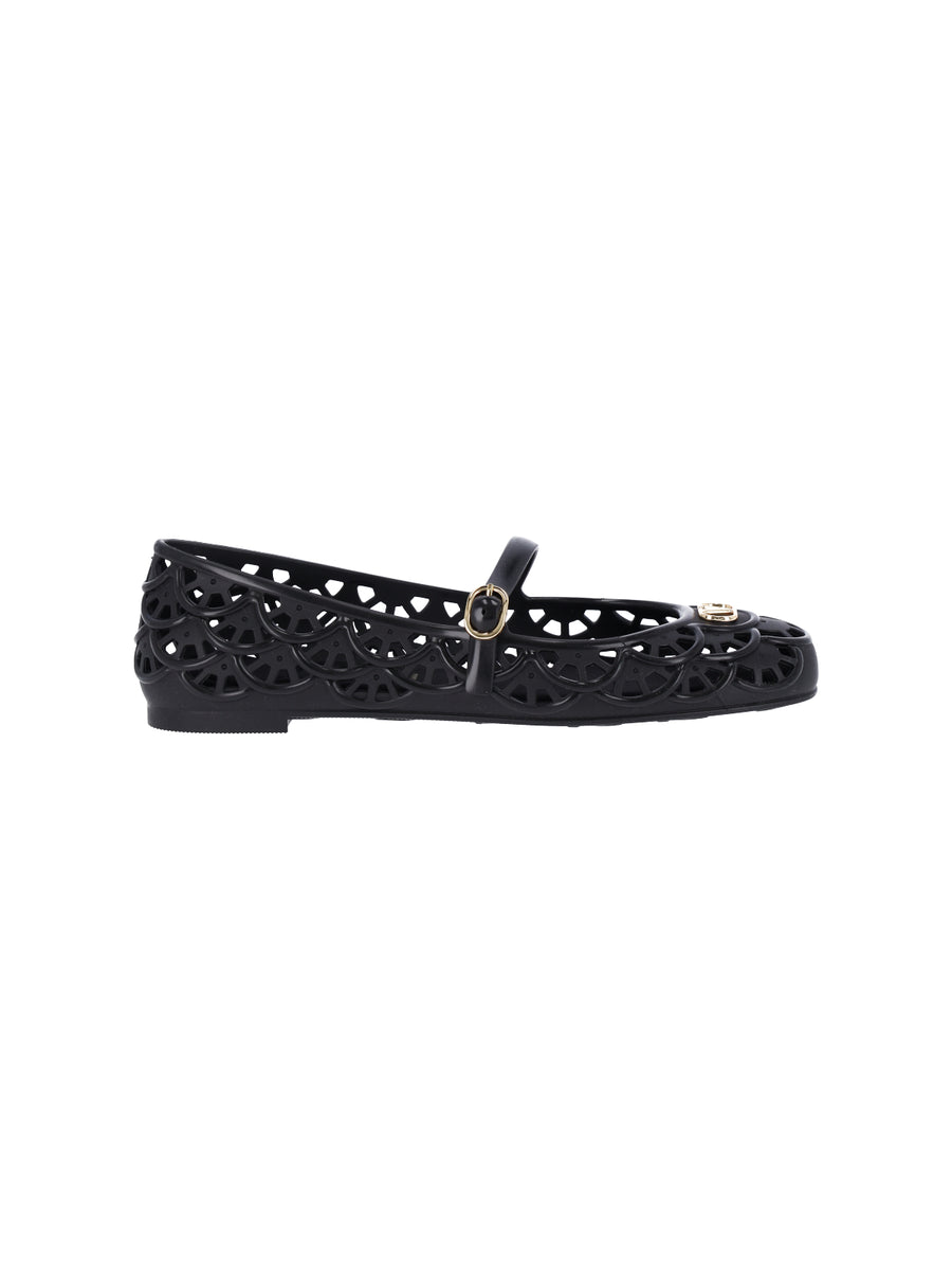 Valentino Garavani Upper: 100% Polyvinyl Chloride flat in black