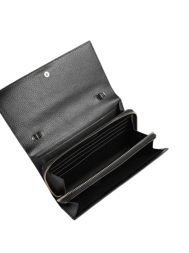 Coccinelle 100% Cowhide; lining 100% Polyester wallet in black