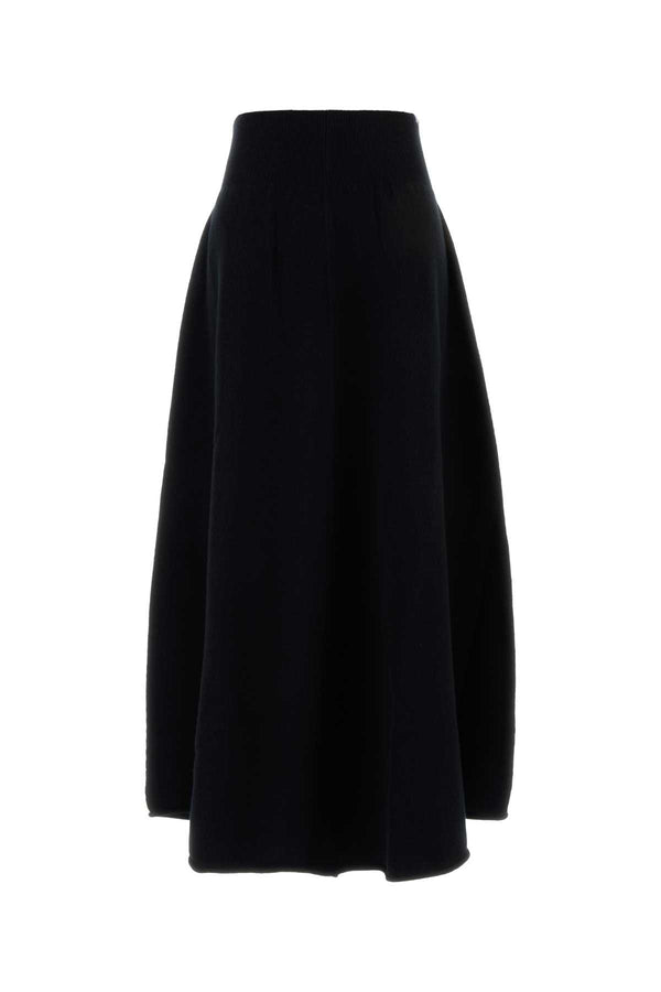 Black Stretch Cashmere Blend Nâ°498 Skirt Raven Maglieria