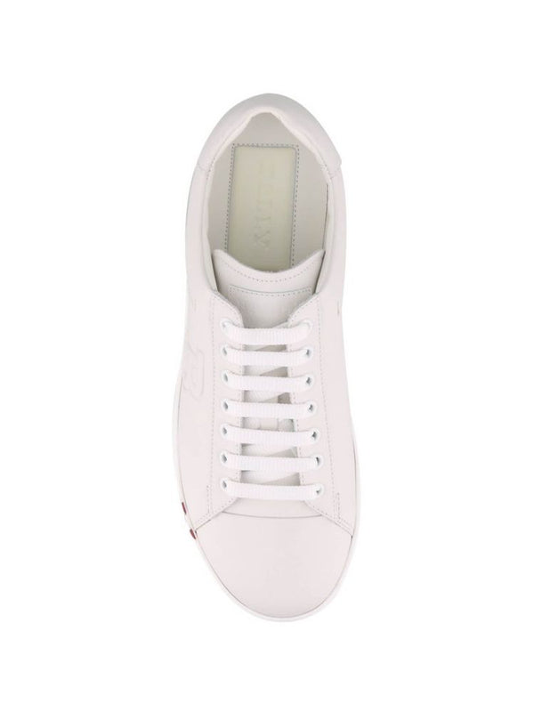 Bally Calf Leather upper sneaker in white