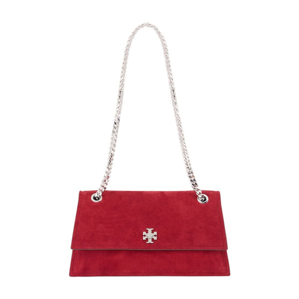 Tory Burch Calfskin shoulder bag in red