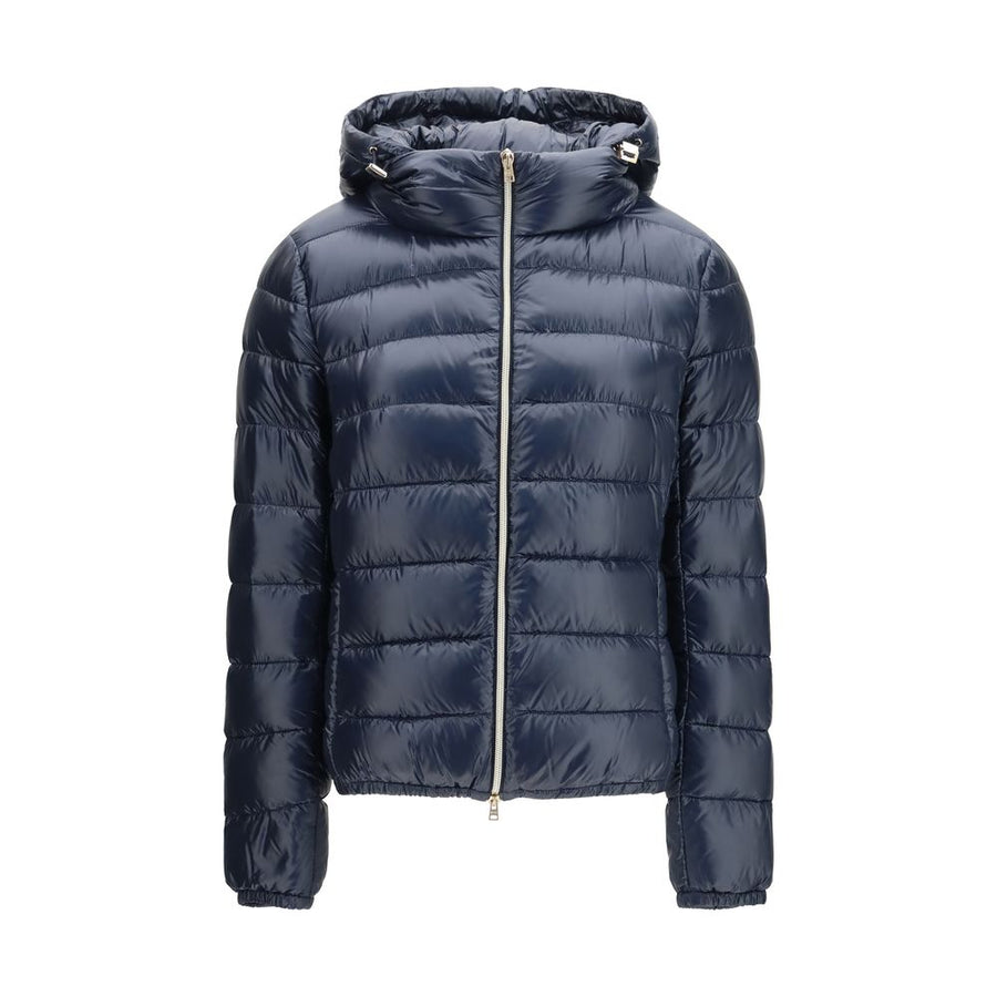 Herno Outer: 100% Polyamide down jacket in navy
