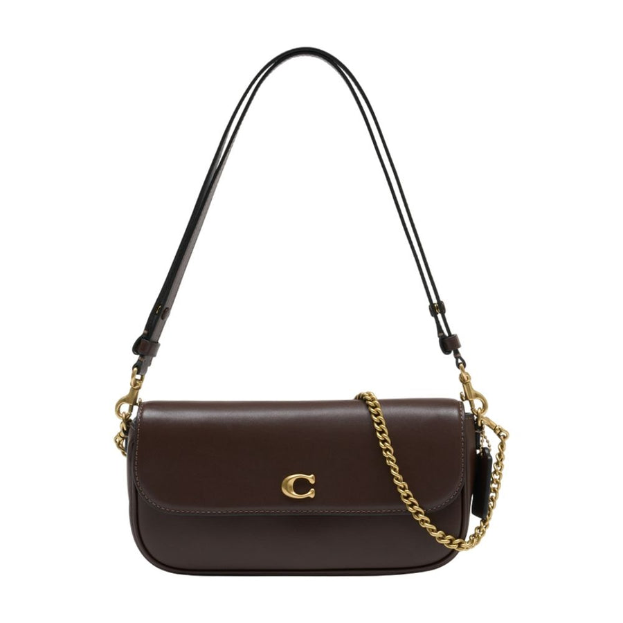Brook Shoulder Bag - Coach Leather Brown Calfskin / Shoulder-hobo-bags