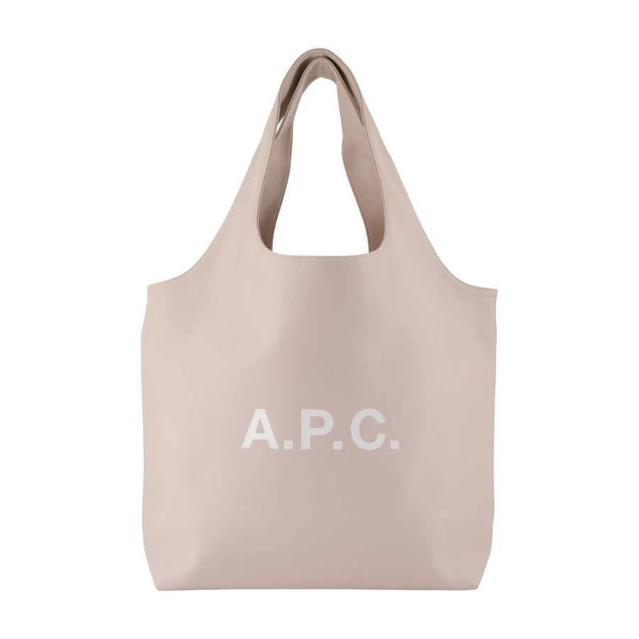 A.P.C. Synthetic tote bag in beige