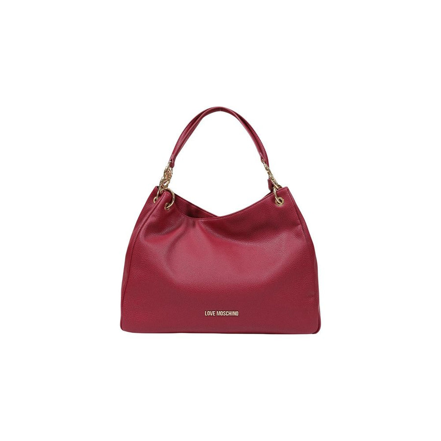 Love Moschino Polyurethane shoulder bag in red