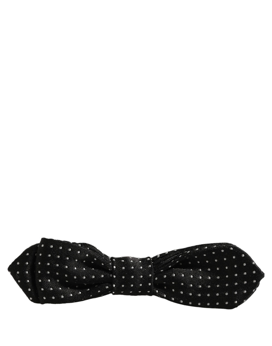 Dolce & Gabbana 100% Silk bow tie in black