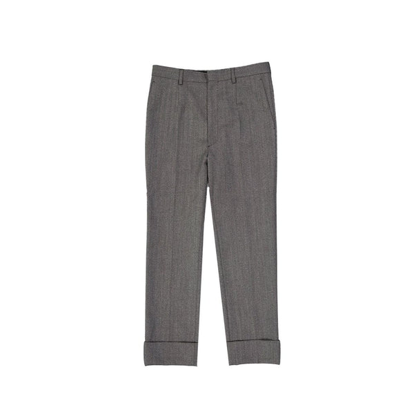 Prada 100% wool trousers in gray