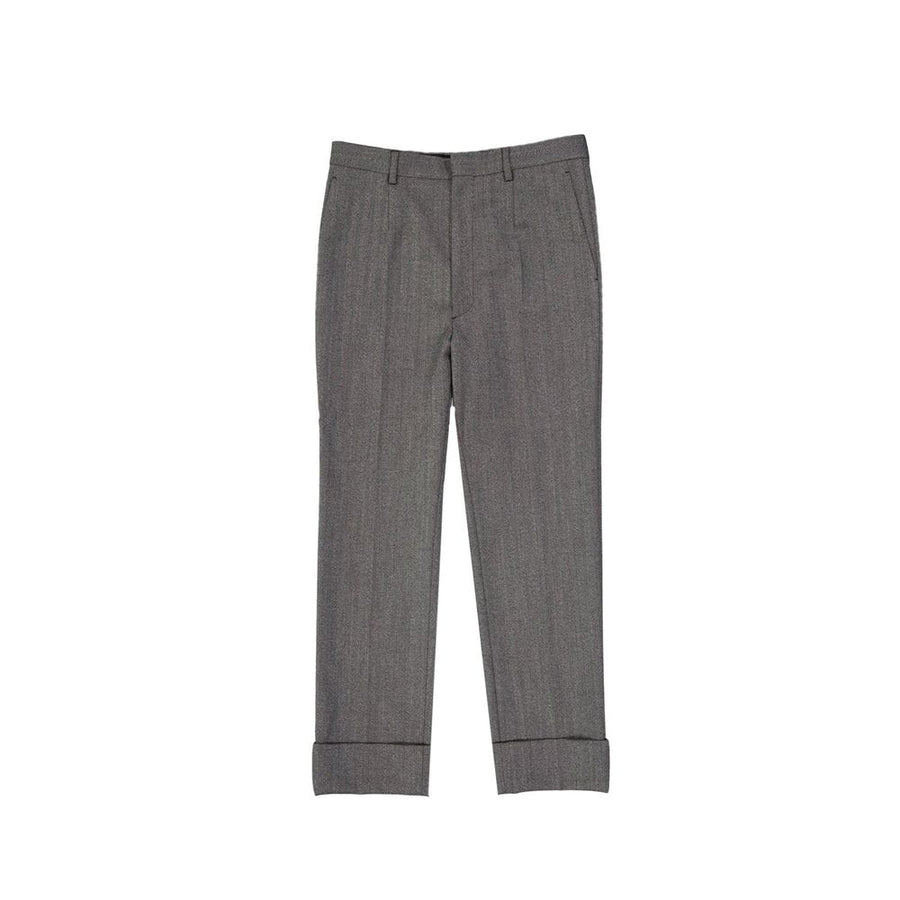 Prada 100% wool trousers in gray