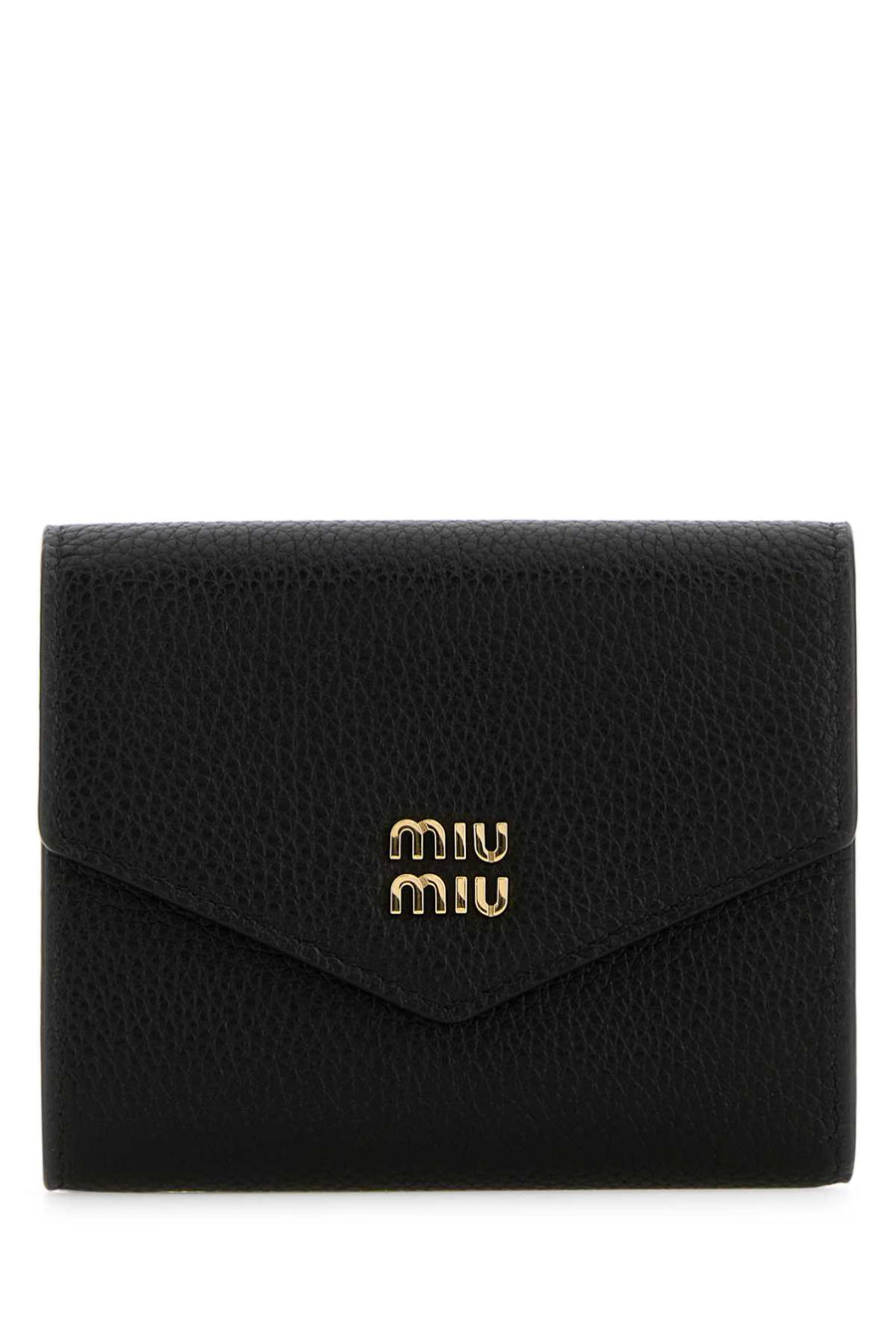 Black Leather Wallet Nero Portafogli