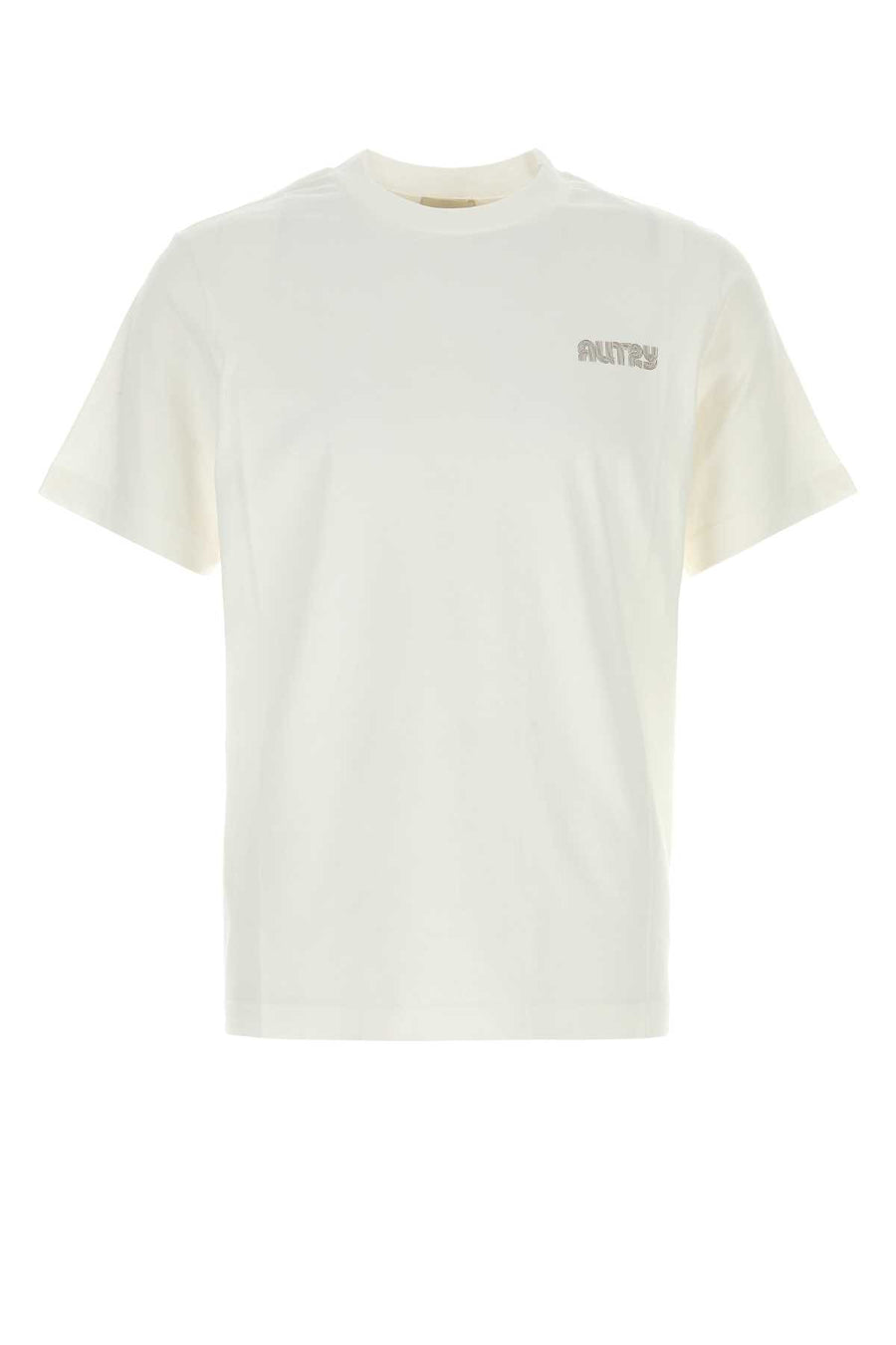 White Cotton T-Shirt Cottonalabaster Exterior