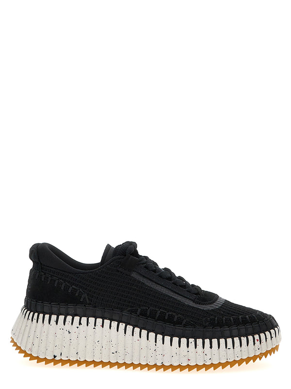 Chloé 100% Polyester sneaker in black