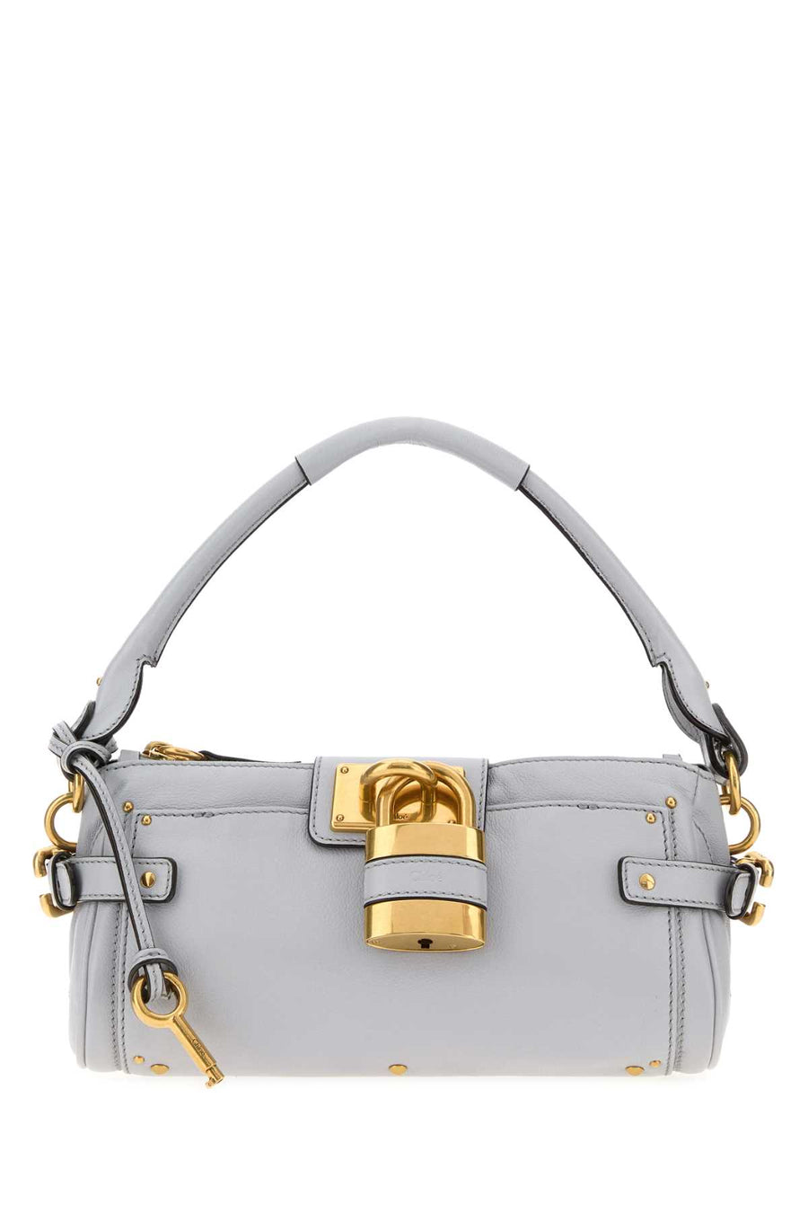 Powder Blue Leather Paddington Shoulder Bag Greyishblue Borse A Tracolla