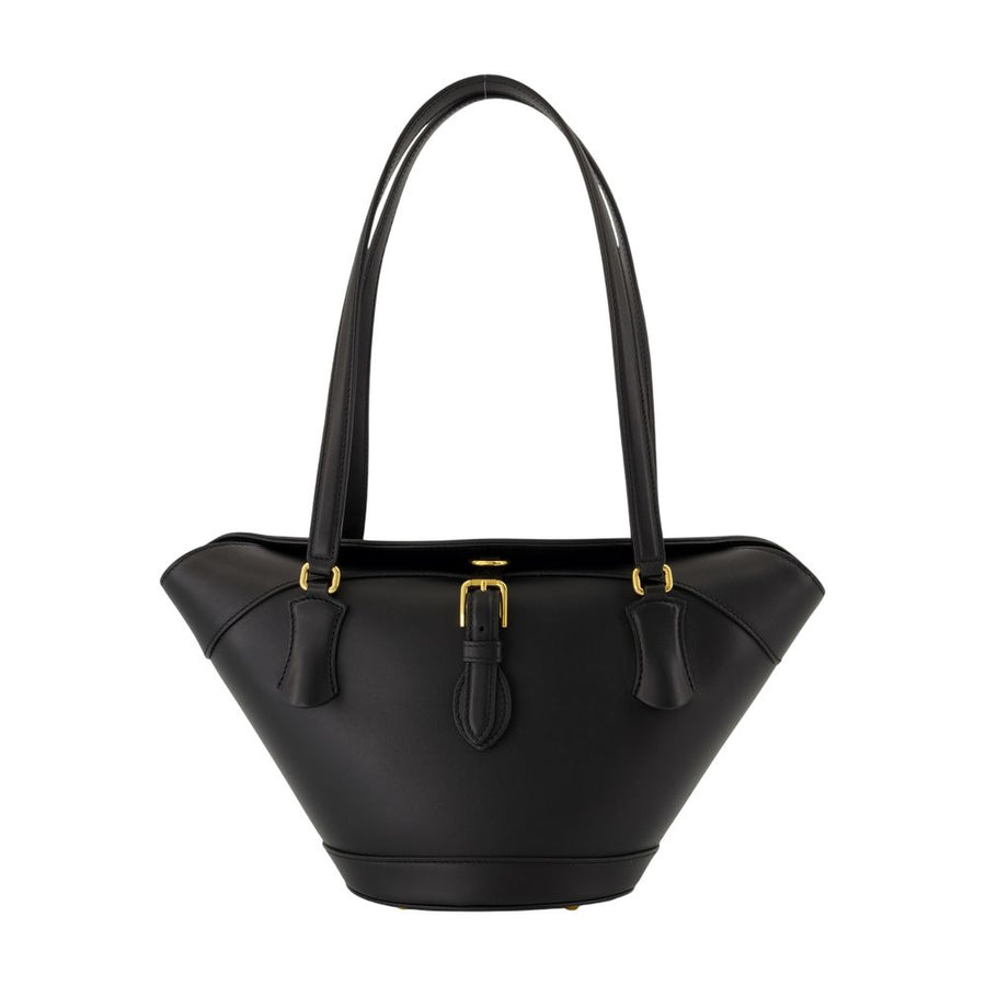 Dolce&Gabbana calfskin shoulder bag in black
