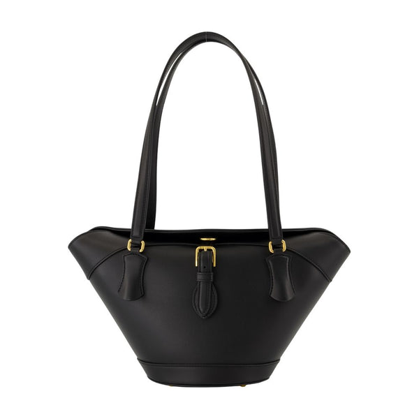 Dolce&Gabbana calfskin shoulder bag in black
