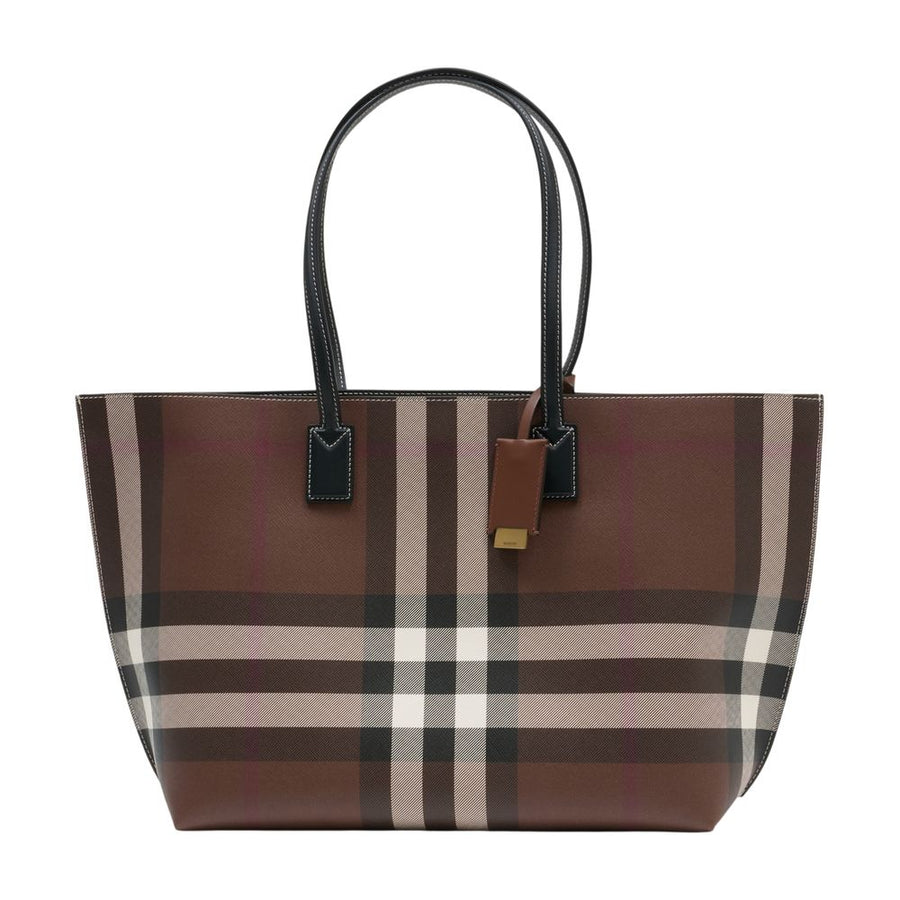 Burberry canvas tote bag in brown