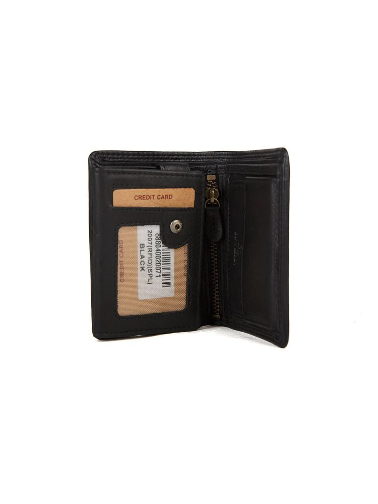 Hill Burry Genuine Leather wallet in black