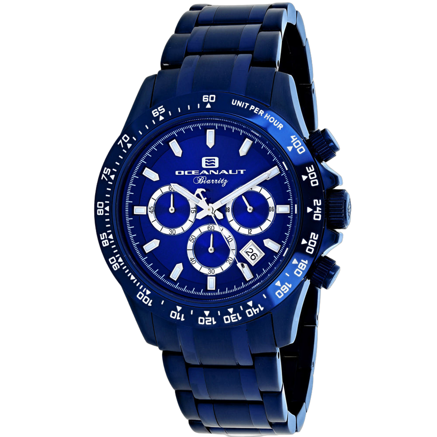 Oceanaut Stainless steel case watch in blue