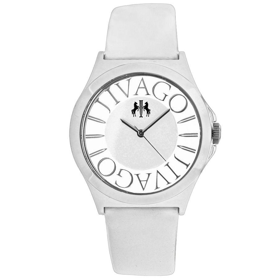 Jivago Stainless steel case watch in white