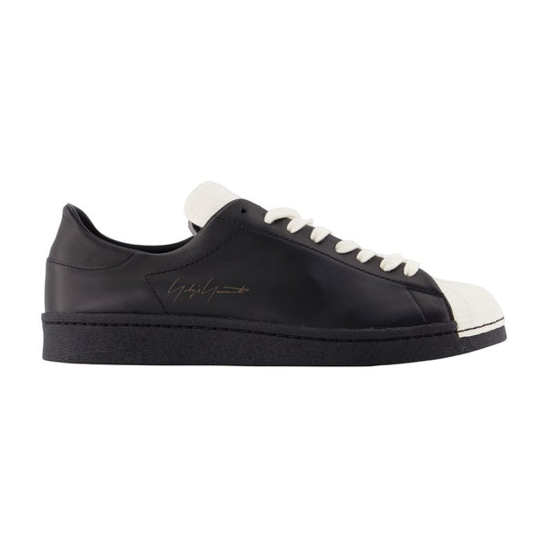 Y-3 Calfskin sneaker in black