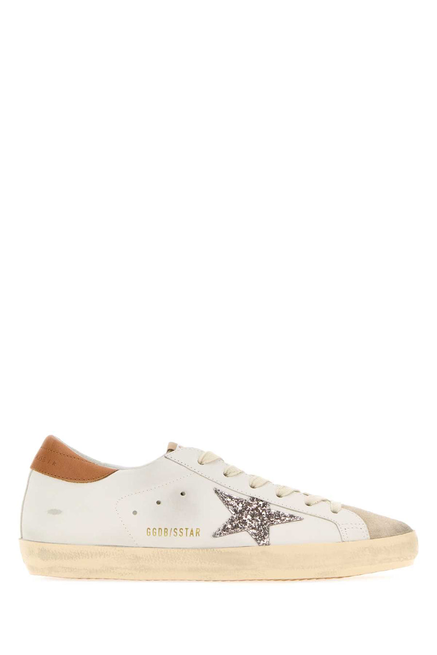 Golden Goose Deluxe Brand Star Exterior: 100% Leather sneaker in white