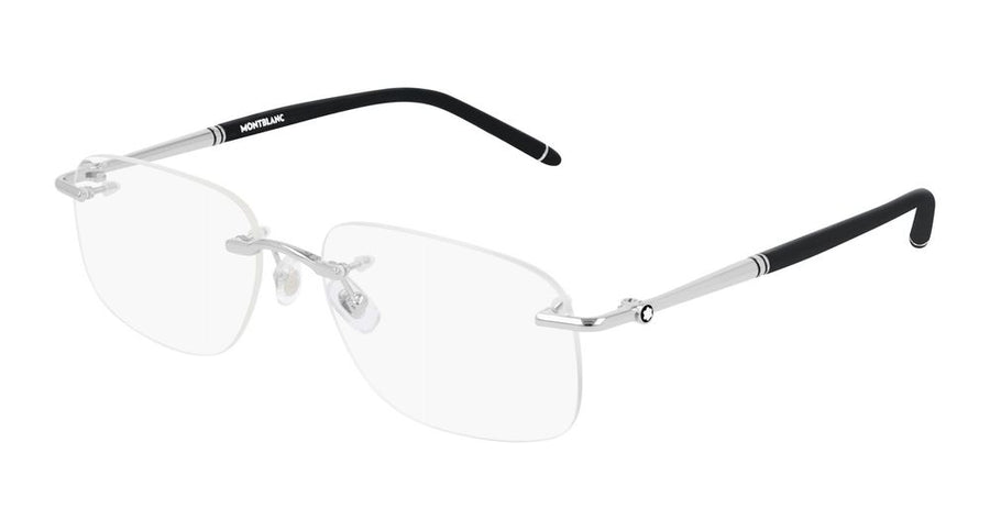 Montblanc MB0071O Metal frame eyeglasses in silver