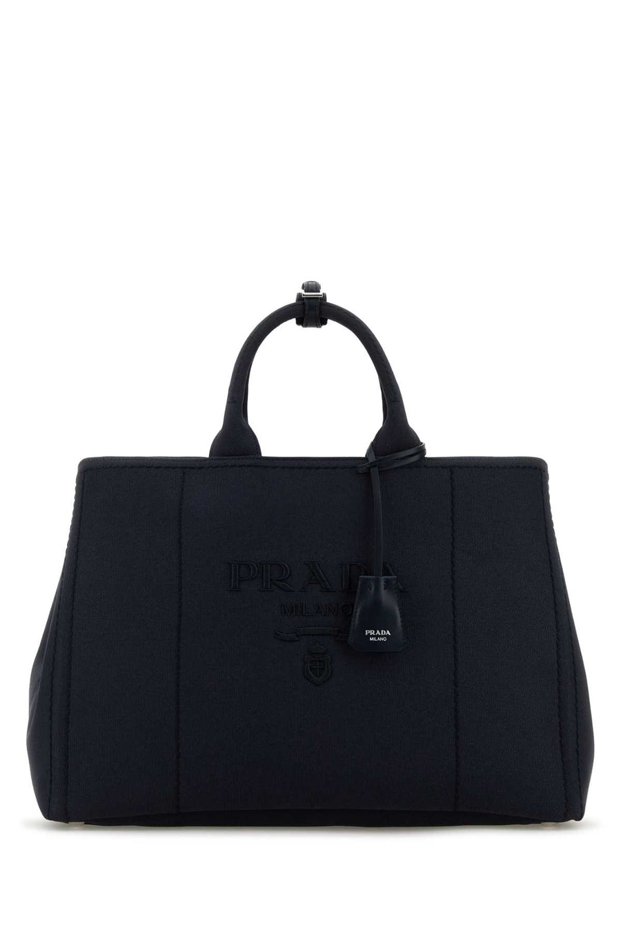 Navy Blue Canvas Shopping Bag Baltico Borse A Mano