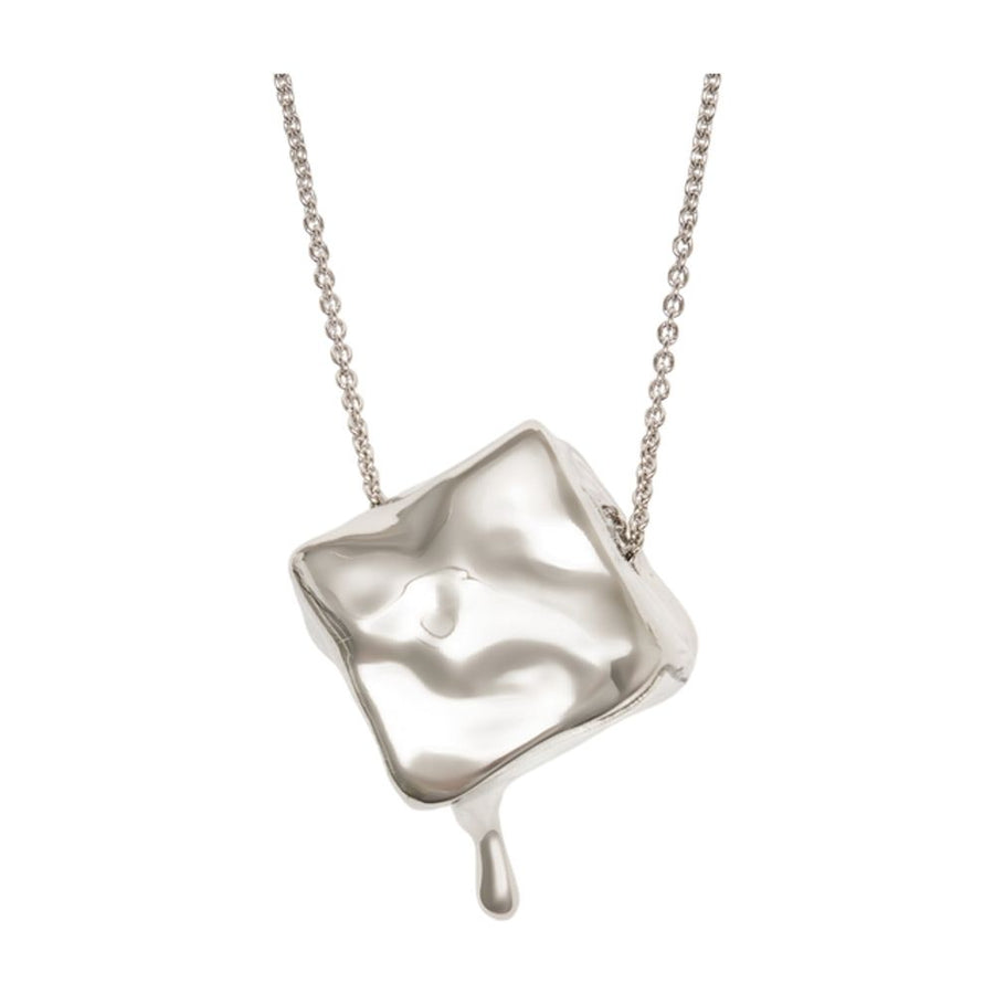 Rabanne metal necklace in silver