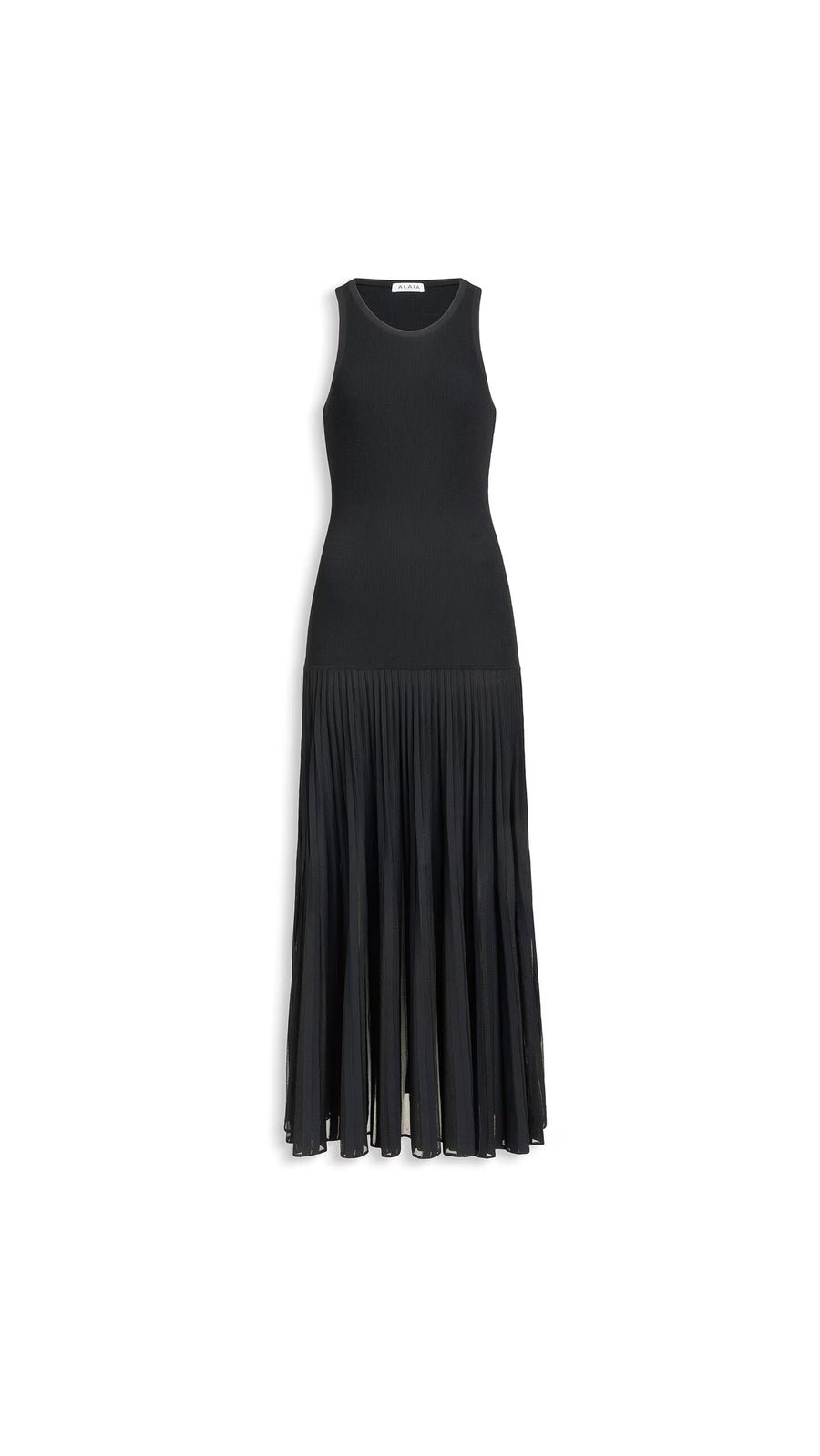 Maison AlaïA Mousseline dress in black