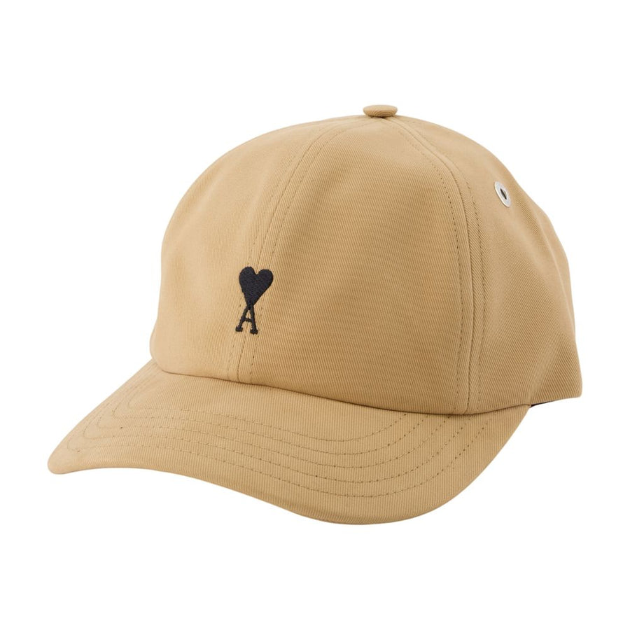 AMI Paris UCP265.AW0041-A184 cotton baseball cap in beige