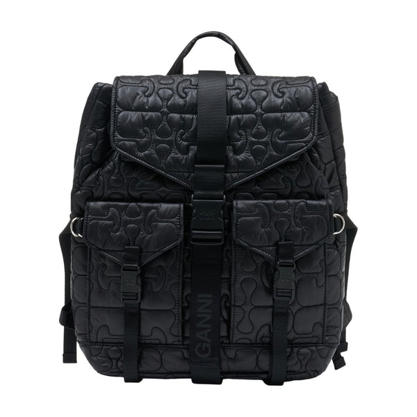 Ganni Synthetic backpack in black