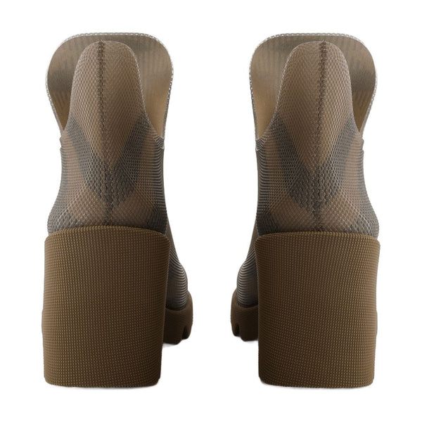 Burberry synthetic ankle boot in beige