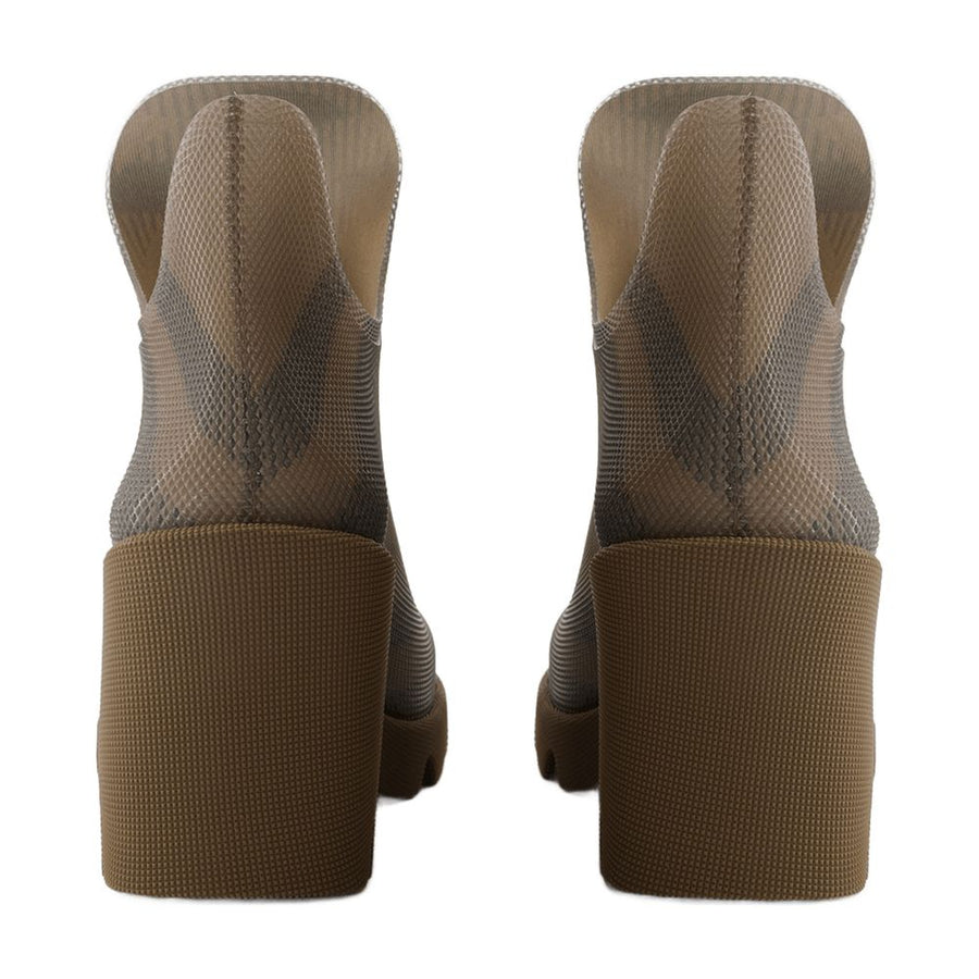 Burberry synthetic ankle boot in beige