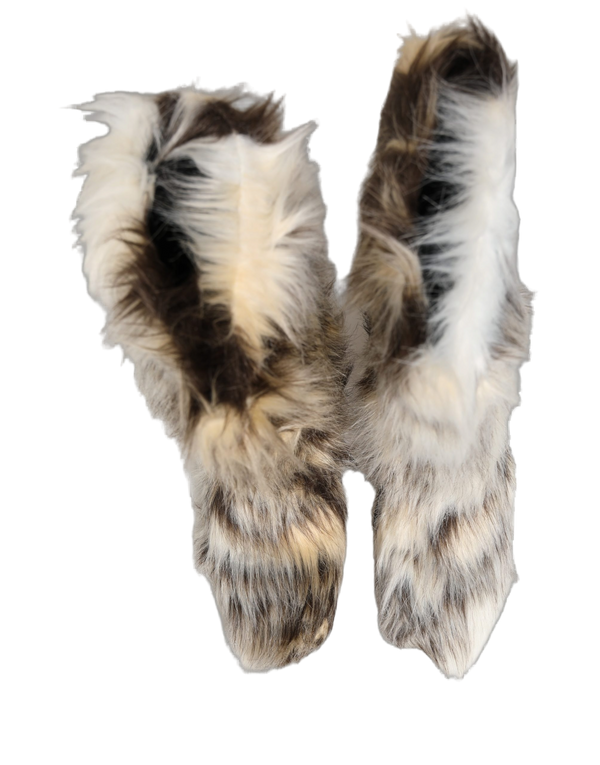 Dolce & Gabbana Faux Fur boot in multicolor