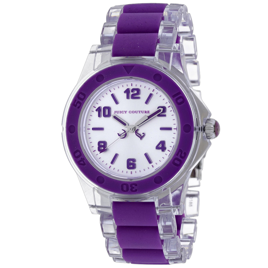 Juicy Couture Plastic case watch in purple