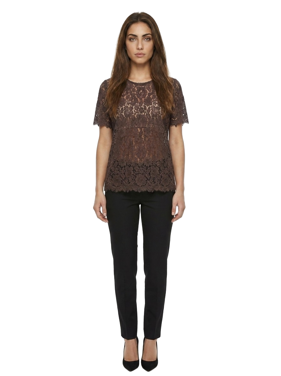 Brown Cotton T-Shirt