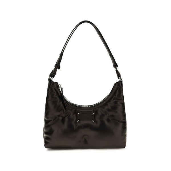 Maison Margiela 100% Lamb Ovis Aries shoulder bag in black