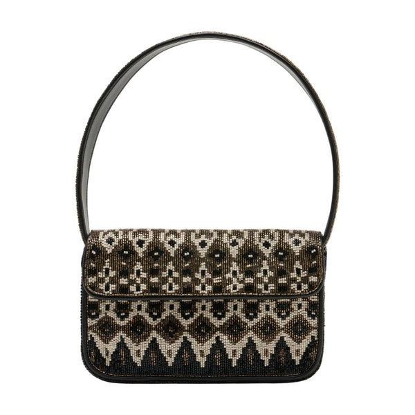 Staud viscose shoulder bag in black