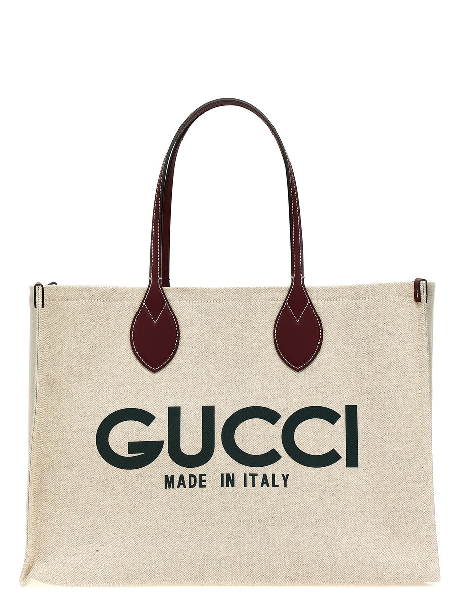 Gucci 59% polyurethane tote bag in beige