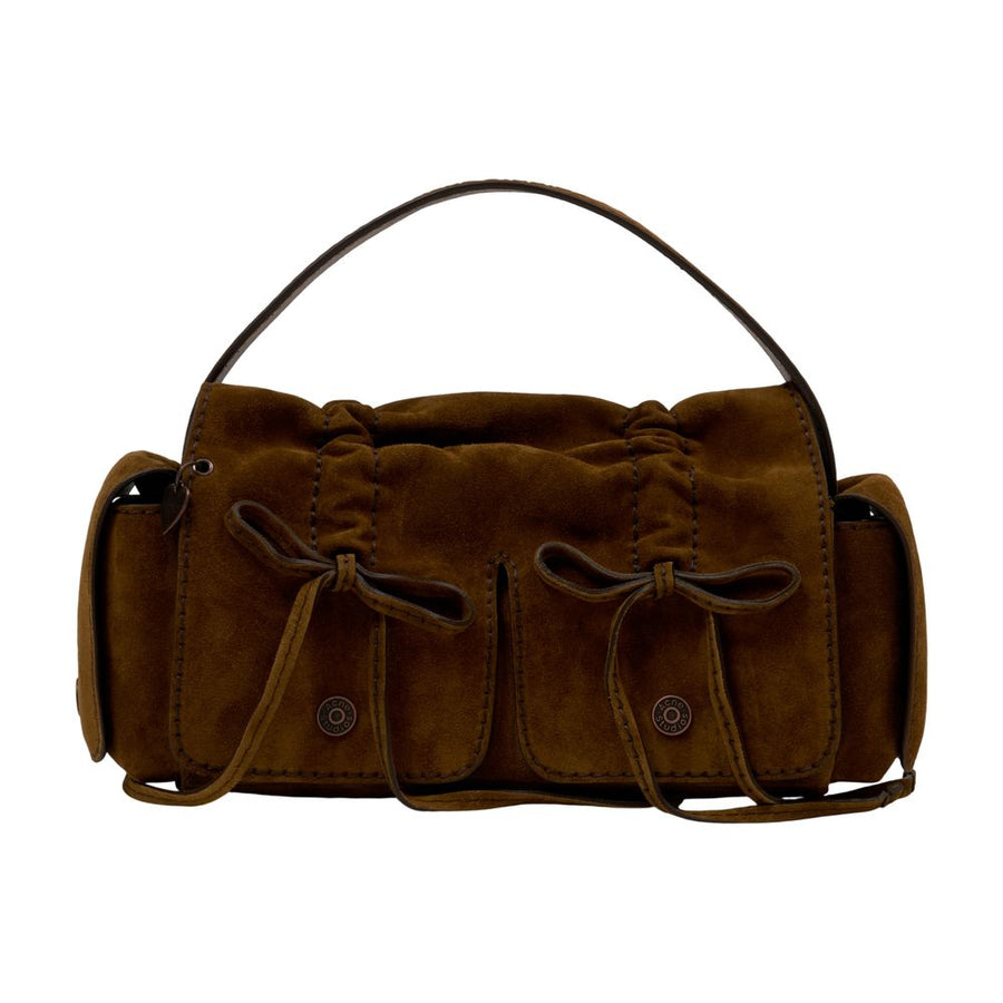 Acne Studios calfskin shoulder bag in brown