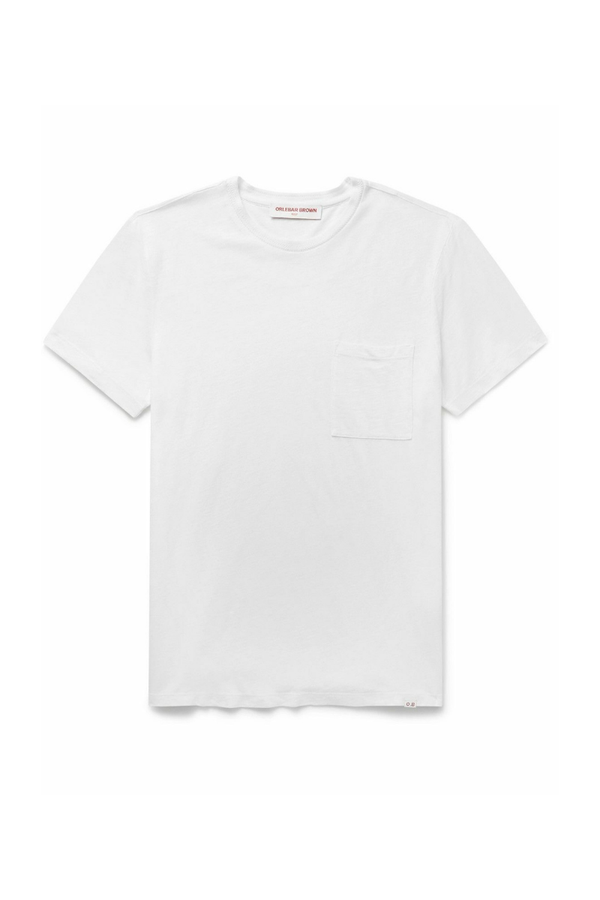 Orlebar Brown 100% Cotton t-shirt in white