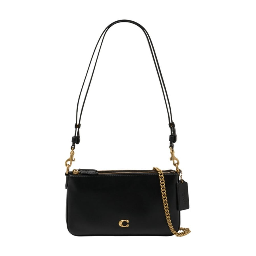 Coach Calfskin crossbody bag in black